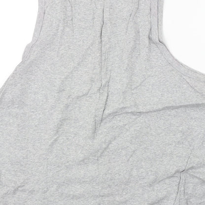 cotton suppliers Womens Grey   Basic Tank Size 2XL