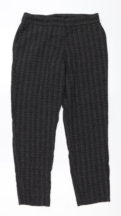 Womens UK Size 6 Dorothy Perkins Regular Fit Capri Black Trousers