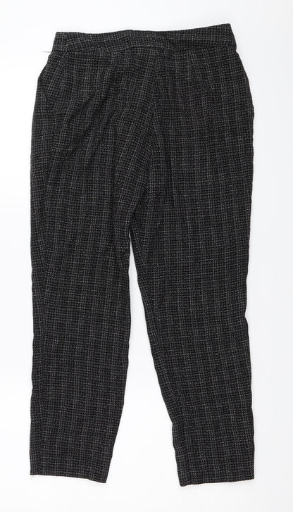 Womens UK Size 6 Dorothy Perkins Regular Fit Capri Black Trousers
