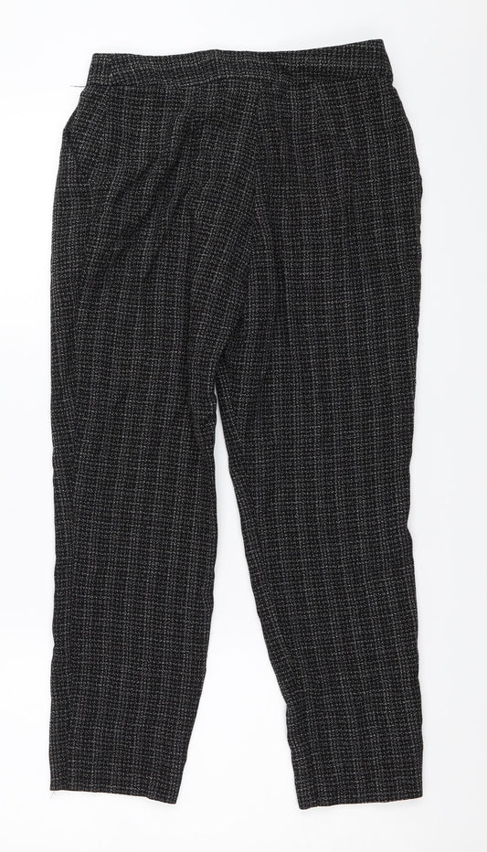 Womens UK Size 6 Dorothy Perkins Regular Fit Capri Black Trousers