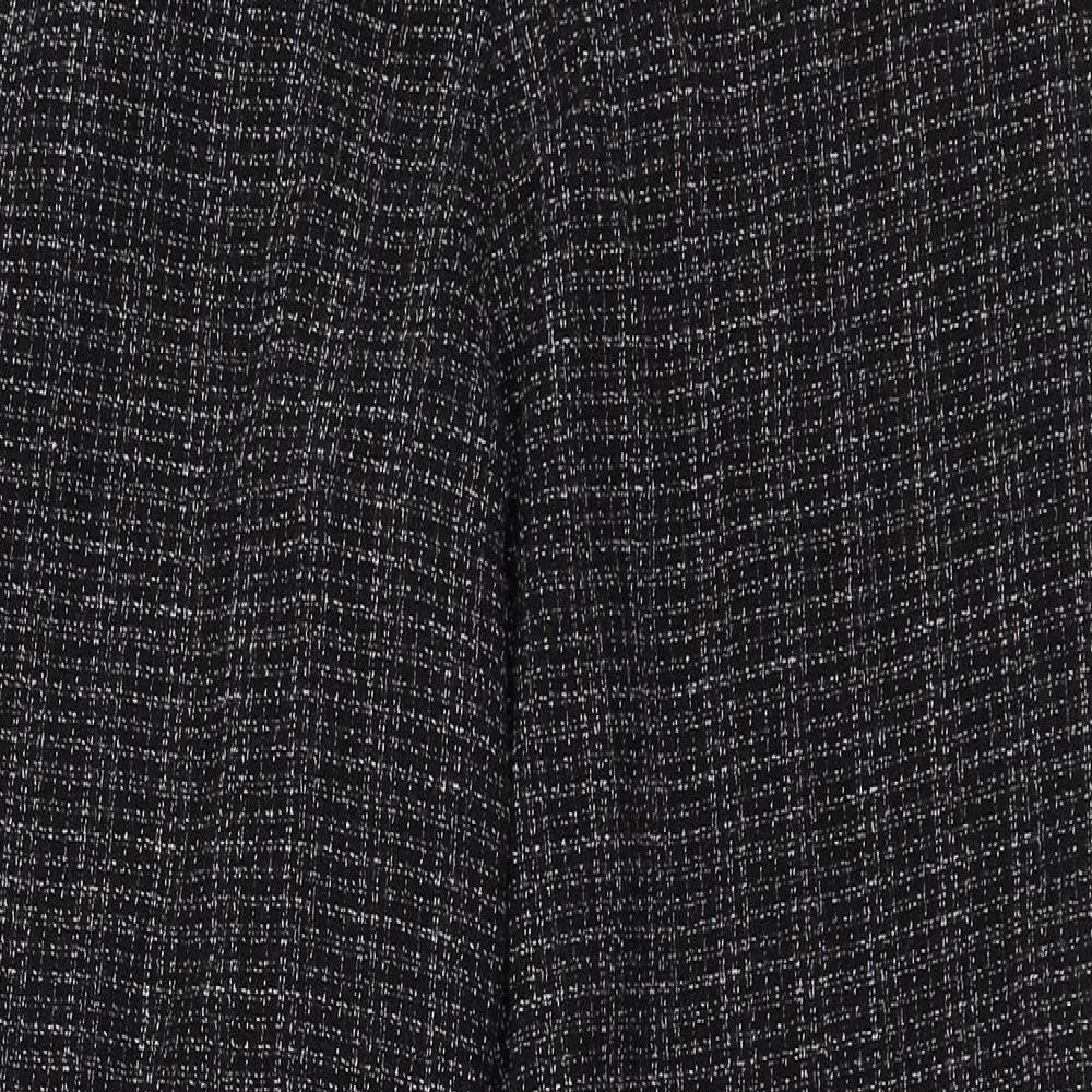 Womens UK Size 6 Dorothy Perkins Regular Fit Capri Black Trousers