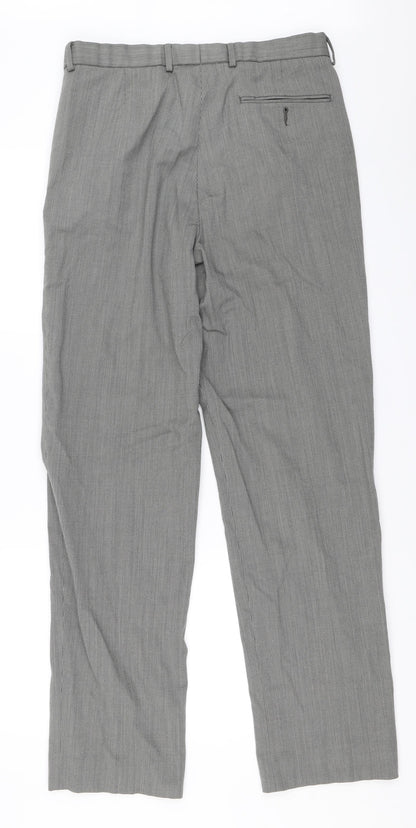 Marks and Spencer Mens Grey   Trousers  Size 32 in L33 in