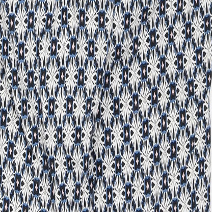 Warehouse Womens Black Geometric  Capri Trousers Size 6 L27 in