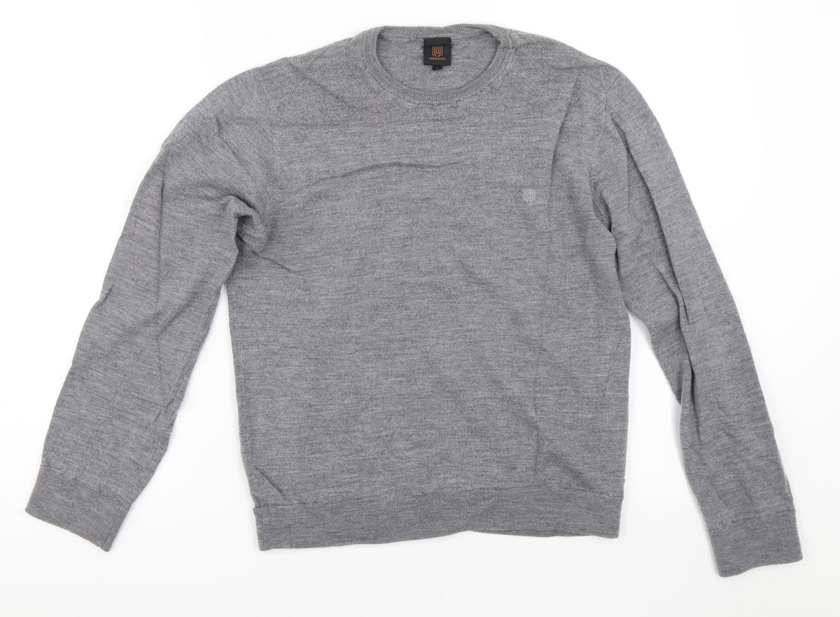 Freesoul Womens Grey   Pullover Jumper Size S