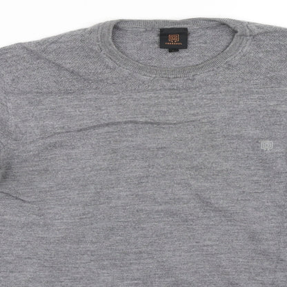 Freesoul Womens Grey   Pullover Jumper Size S