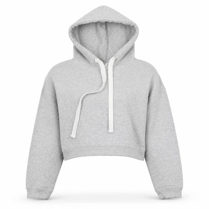 Bikbok Womens Grey   Pullover Hoodie Size M  - cropped hoodie