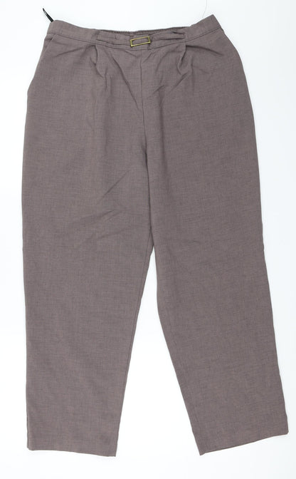 Womens UK Size 16 BHS Regular Fit  Purple Trousers