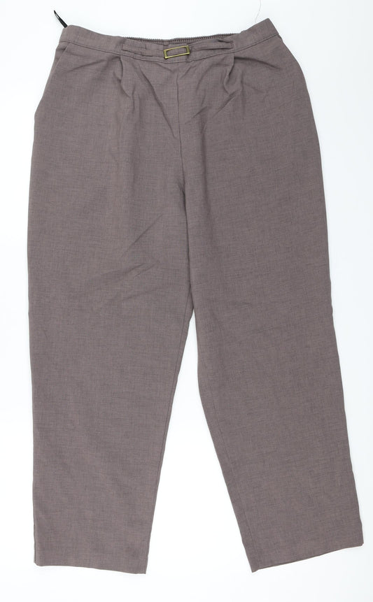 Womens UK Size 16 BHS Regular Fit  Purple Trousers