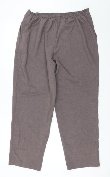 Womens UK Size 16 BHS Regular Fit  Purple Trousers