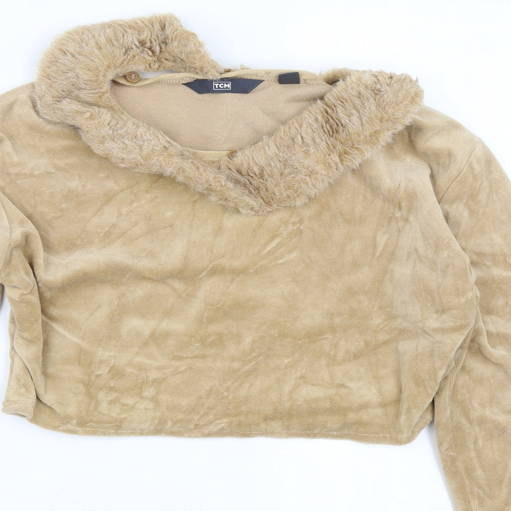 TCM Womens Beige   Pullover Jumper Size 16