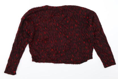New Look Womens Red   Pullover Jumper Size S