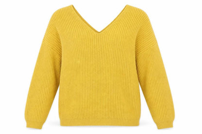 New Look Womens Yellow   Pullover Jumper Size M