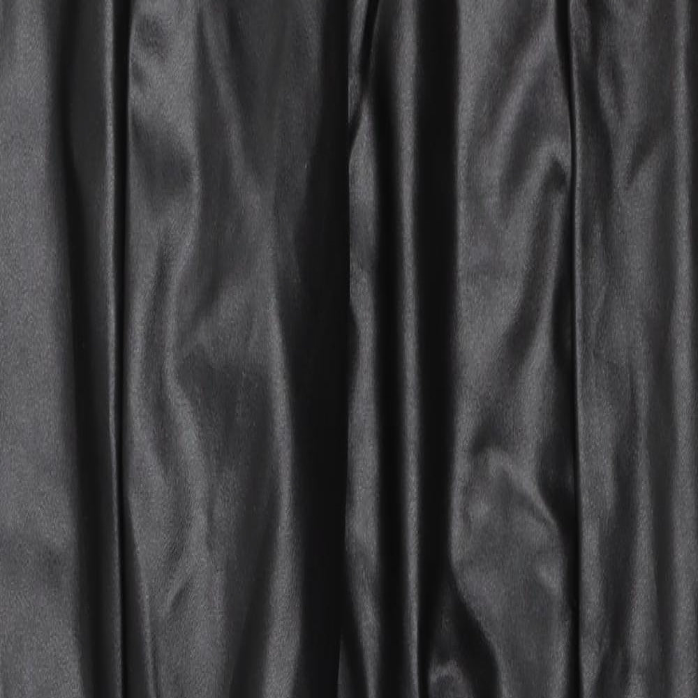 Missguided Womens Black   Trousers  Size 8 L26.5 in - faux leather trousers