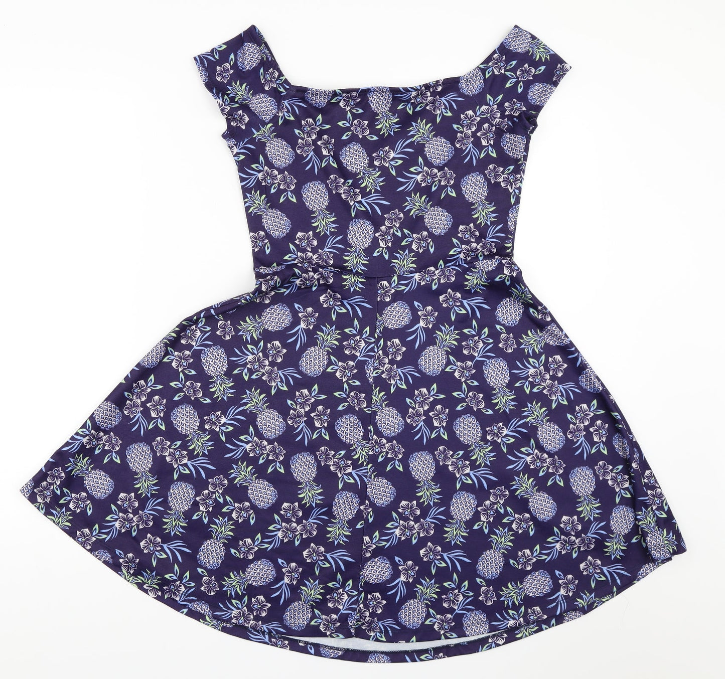 New Look Womens Blue   Fit & Flare  Size 8