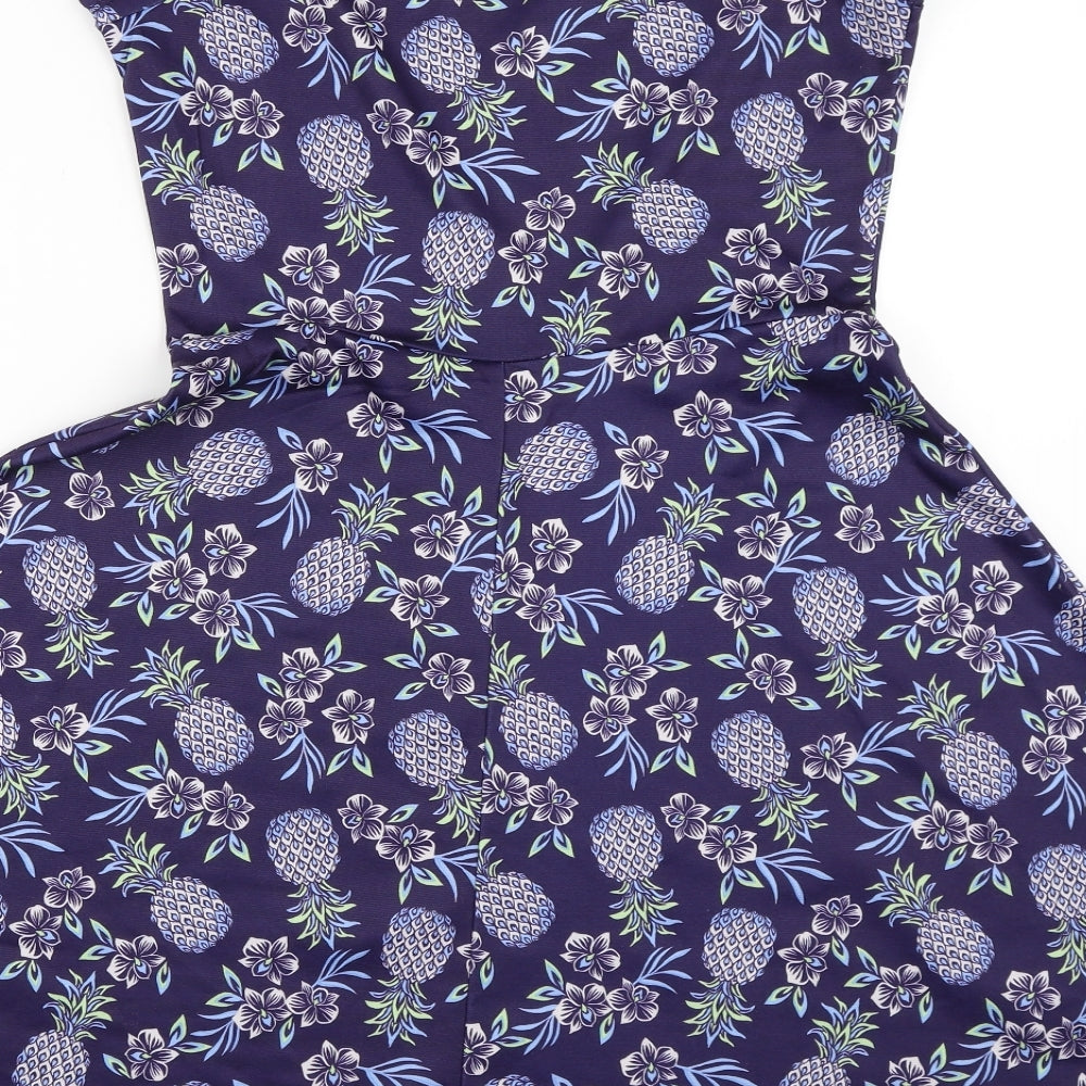 New Look Womens Blue   Fit & Flare  Size 8