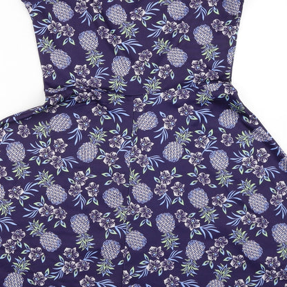 New Look Womens Blue   Fit & Flare  Size 8