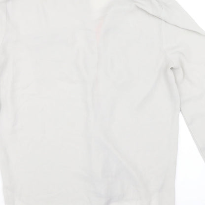 Miss Selfridge Womens Grey   Basic Button-Up Size 10