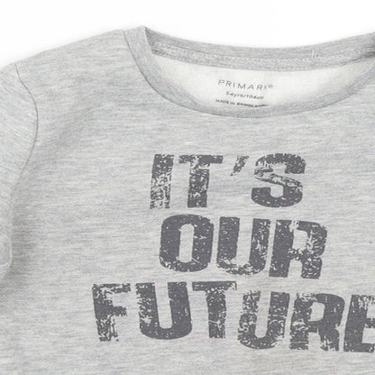 Primark Boys Grey   Pullover Sweatshirt Size 3-4 Years
