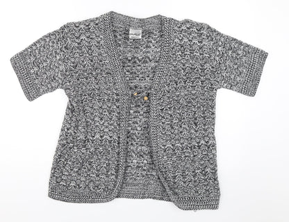 Pulse Womens Black   Cardigan Jumper Size L