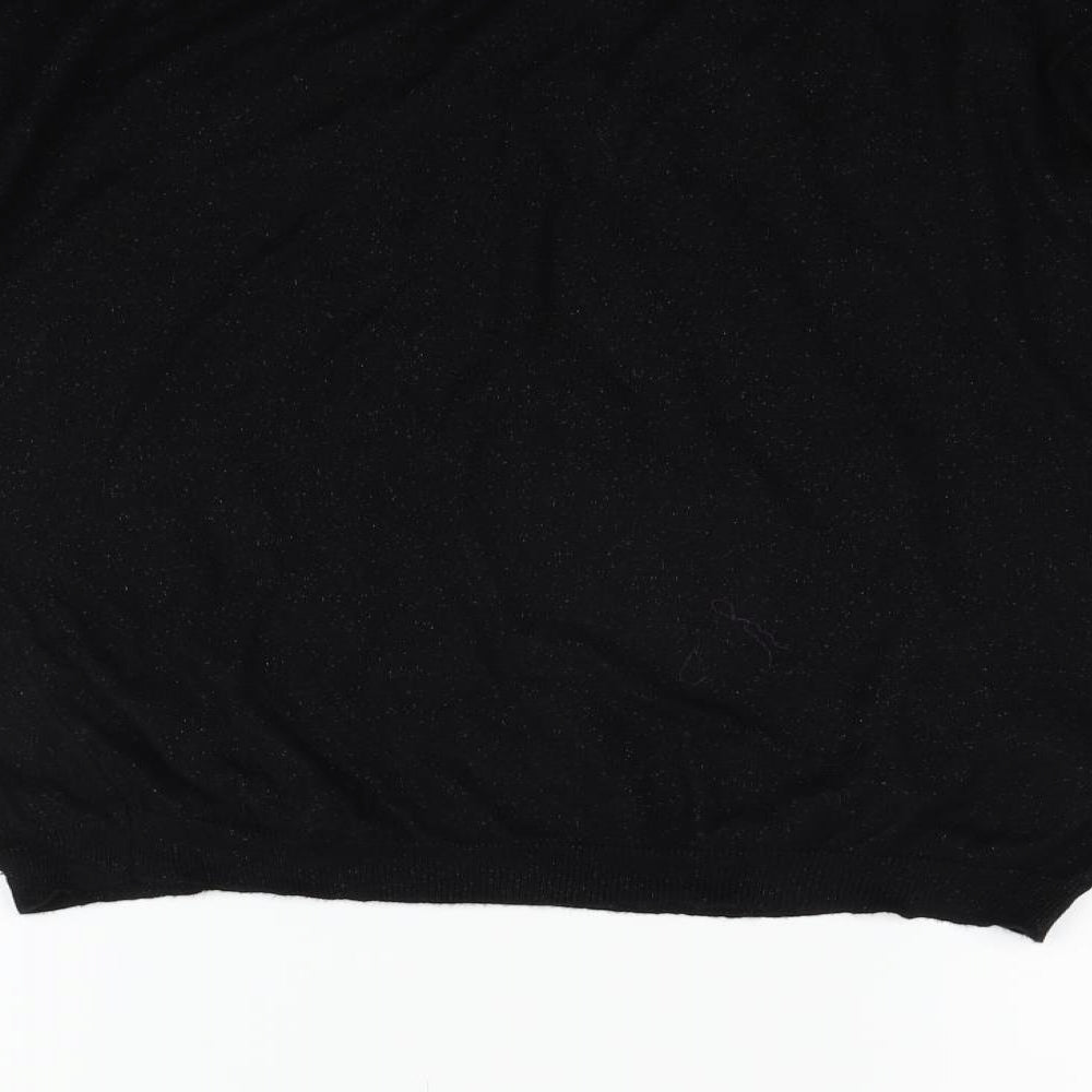 Mango Womens Black   Pullover Jumper Size S