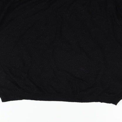 Mango Womens Black   Pullover Jumper Size S