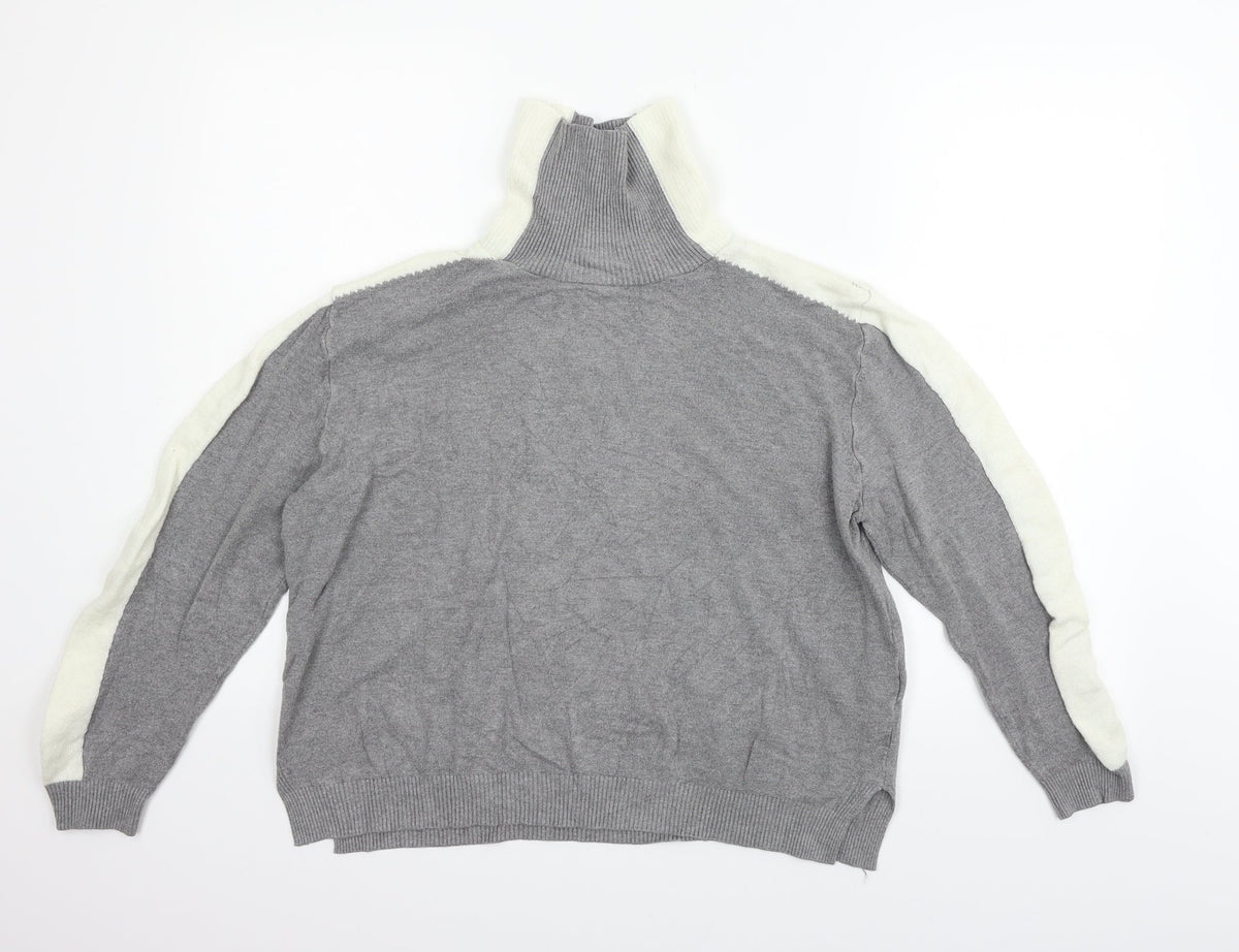 Marks & Spencer Womens Grey   Pullover Jumper Size XL
