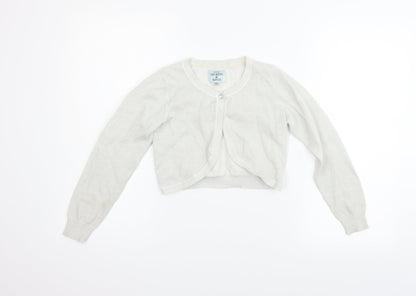 Dickens & jones Girls Grey   Cardigan Jumper Size 9-10 Years