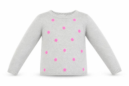H&M Girls Grey   Pullover Jumper Size 6-7 Years