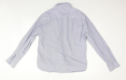 Matalan Mens Blue Striped   Button-Up Size L