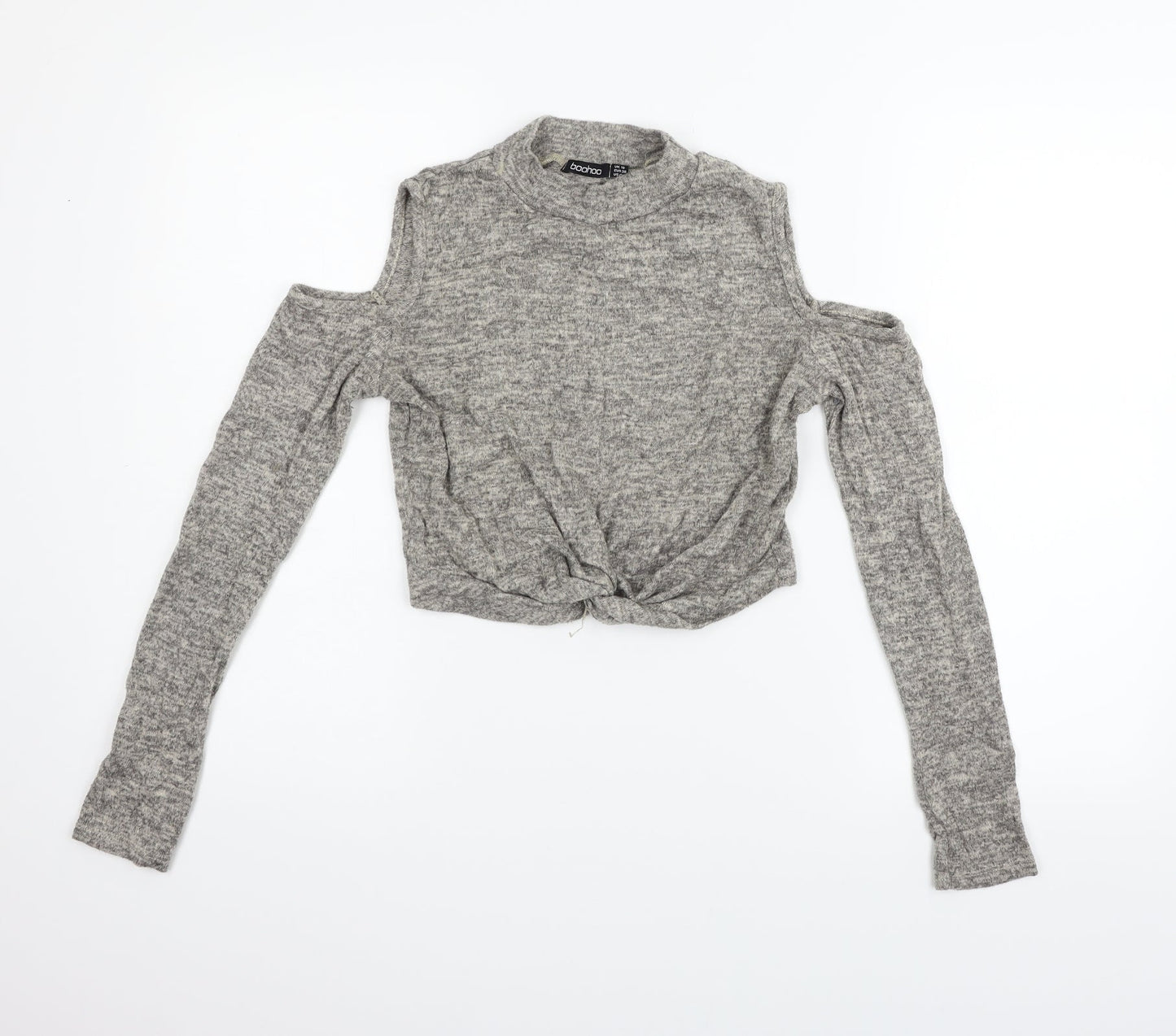 Boohoo Womens Grey   Pullover Jumper Size 10