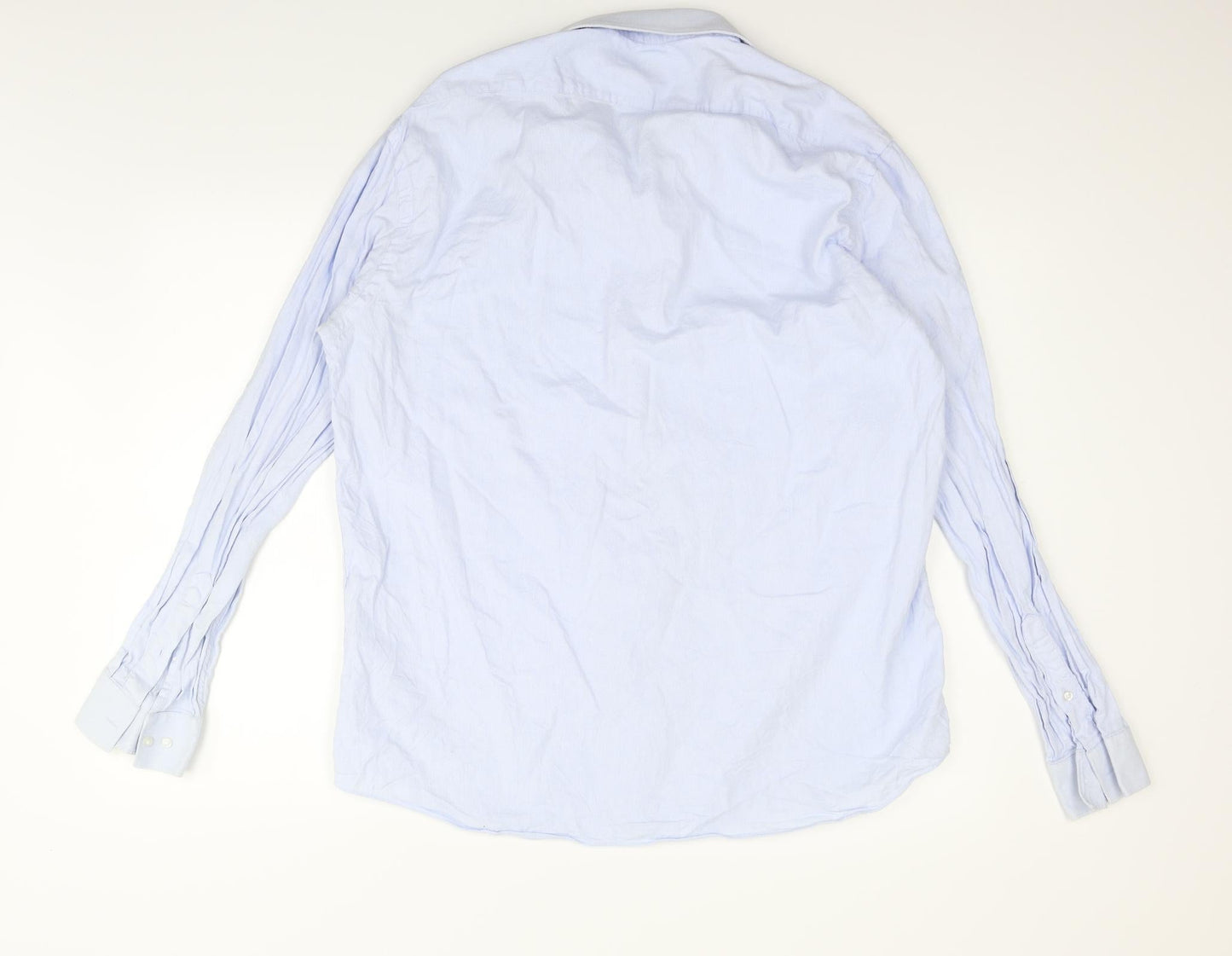 Taylor & Wright Mens Blue    Button-Up Size 17.5