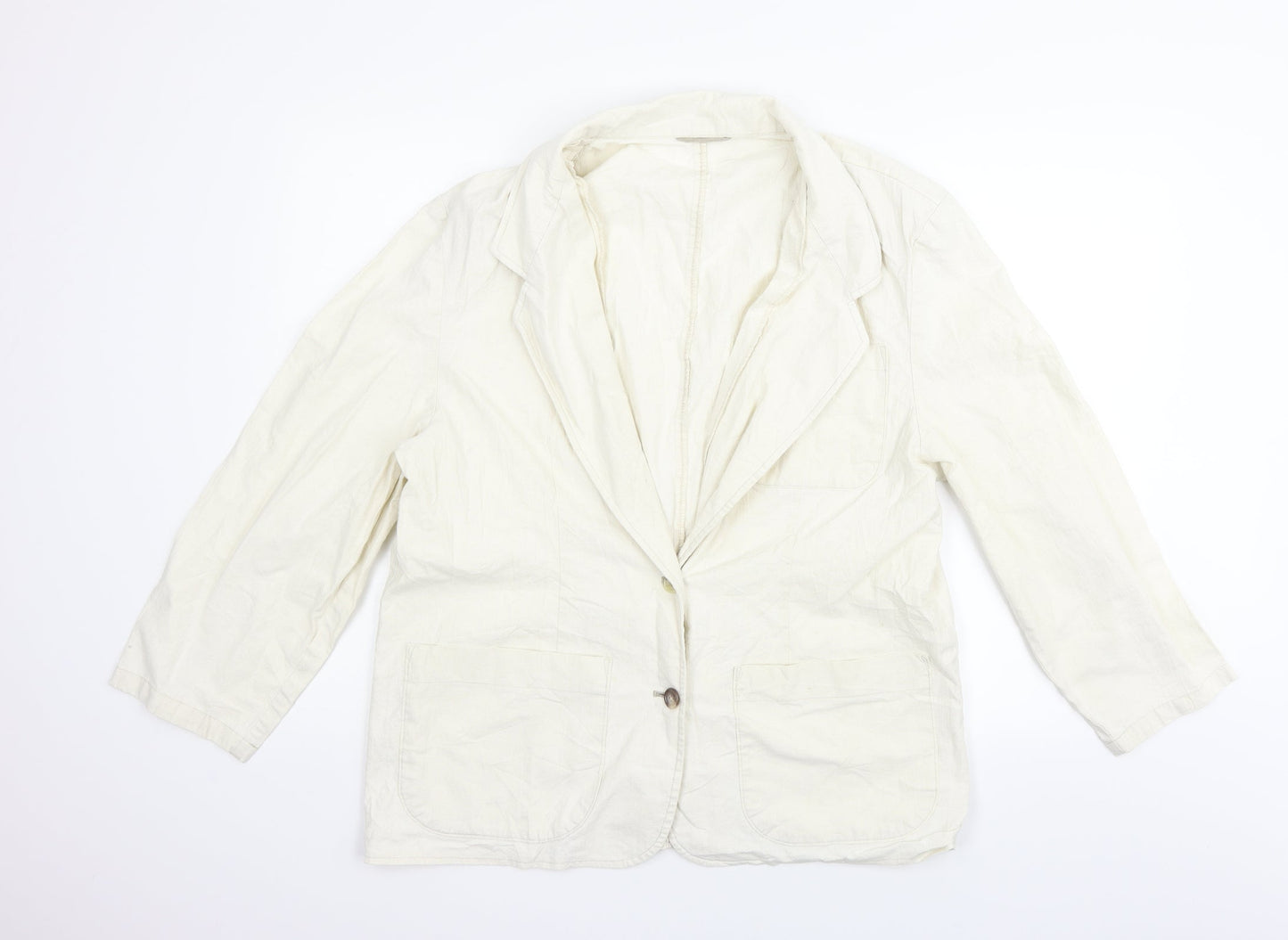 Womens UK Size 16 ST MICHAEL Beige Jacket