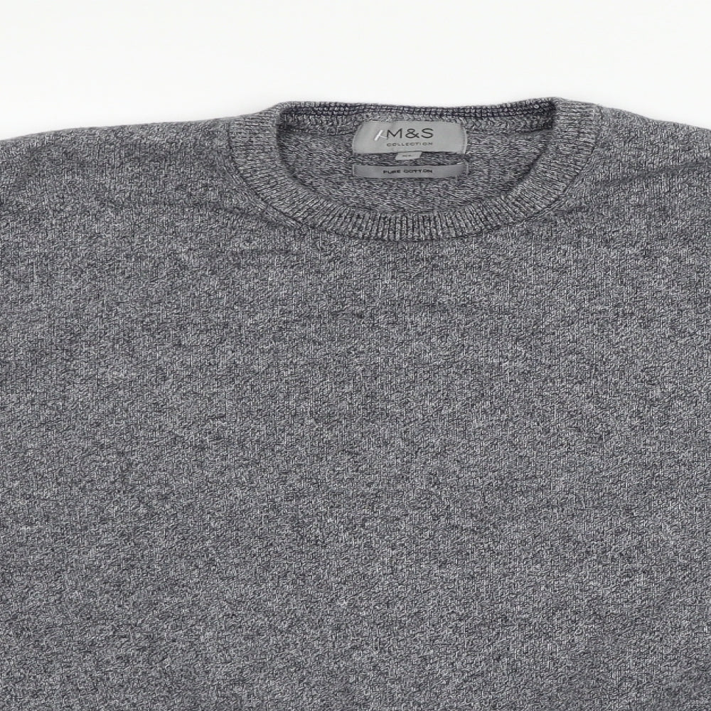 Marks and Spencer Mens Grey   Pullover Jumper Size XL