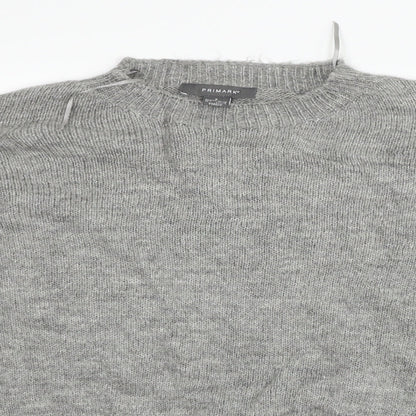 Primark Womens Grey   Pullover Jumper Size S