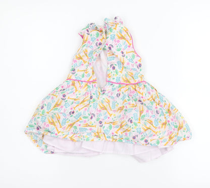 Bapster & Mimi  Girls White Floral  A-Line  Size 2 Years