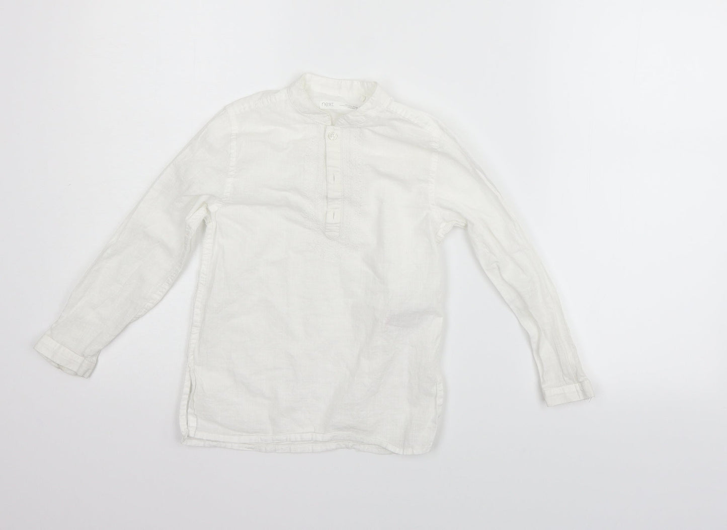 NEXT Girls White   Basic Button-Up Size 5 Years