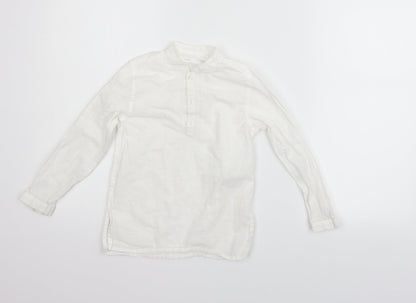 NEXT Girls White   Basic Button-Up Size 5 Years