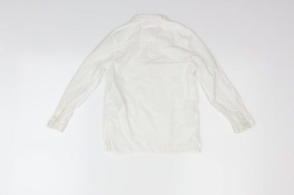 NEXT Girls White   Basic Button-Up Size 5 Years