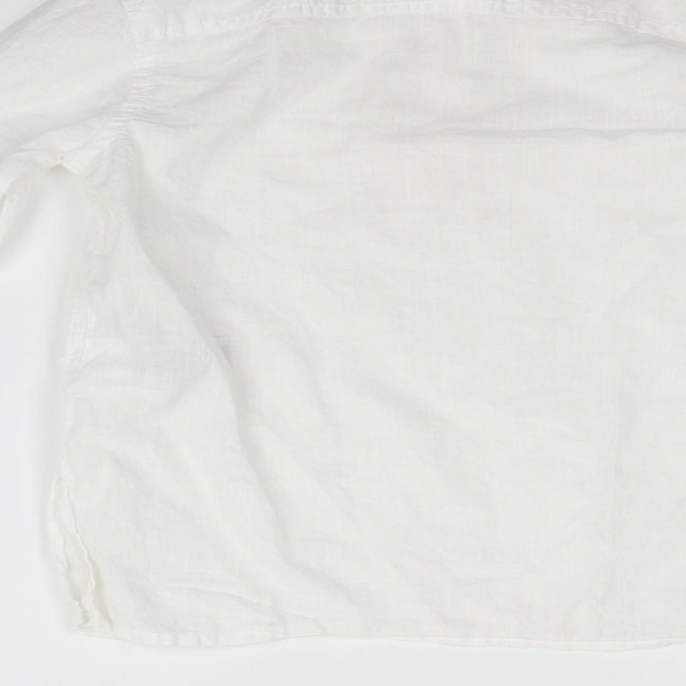 NEXT Girls White   Basic Button-Up Size 5 Years