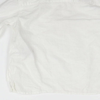 NEXT Girls White   Basic Button-Up Size 5 Years