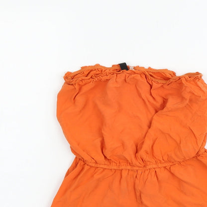 Divided Womens Orange   Jumpsuit One-Piece Size 10