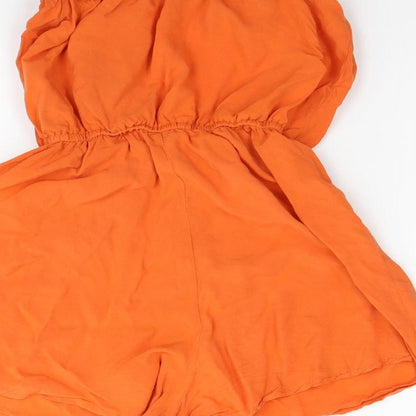 Divided Womens Orange   Jumpsuit One-Piece Size 10