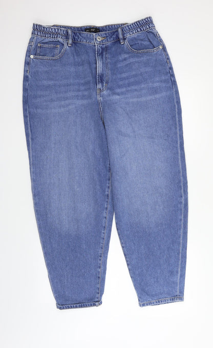 F&F Mens Blue   Straight Jeans Size 16 L26 in