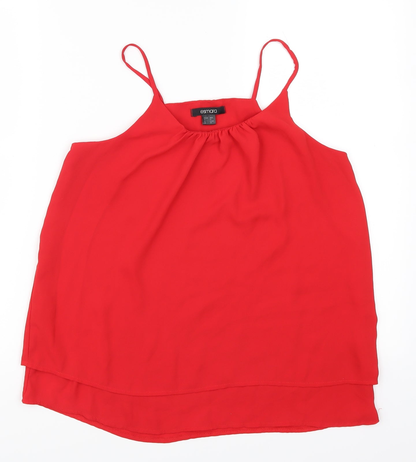 ESMARA Womens Red   Basic Tank Size 10