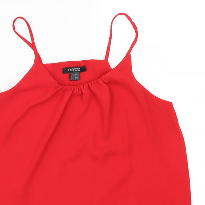 ESMARA Womens Red   Basic Tank Size 10