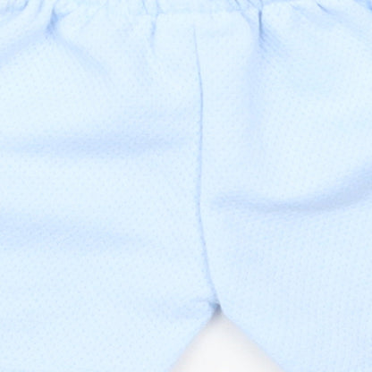 Preworn Baby Blue   Cropped Trousers Size 3-6 Months