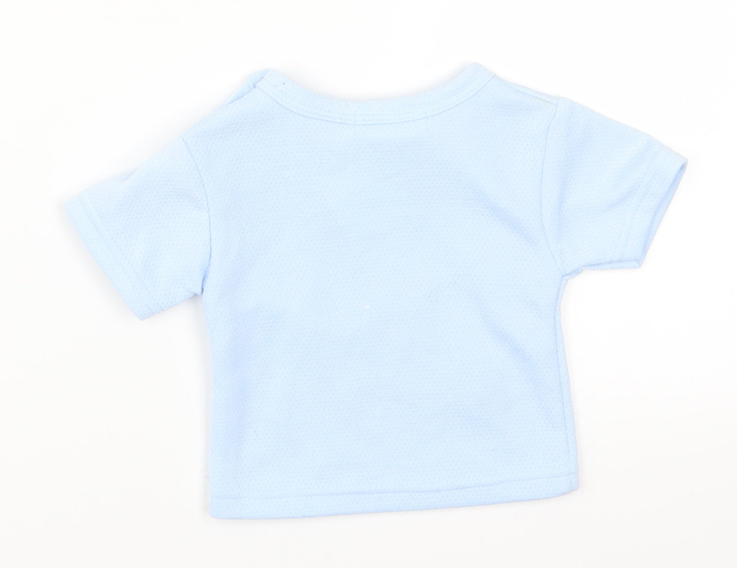 Bumble Bean Boys Blue   Basic T-Shirt Size 3-6 Months  - Puppy Playtime
