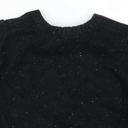 George Boys Black   Pullover Jumper Size 6-7 Years