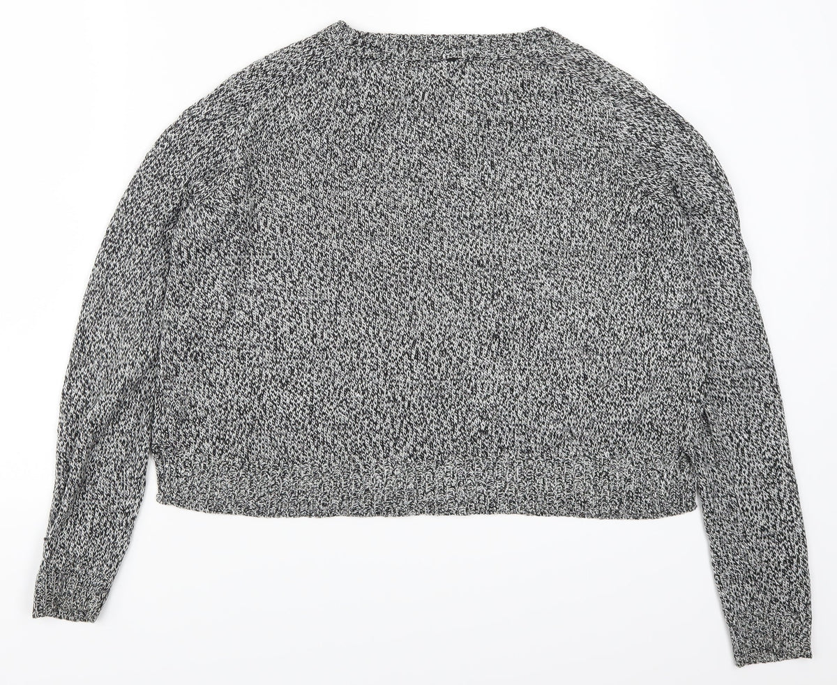 H&M Womens Grey   Pullover Jumper Size M
