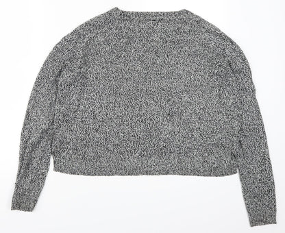 H&M Womens Grey   Pullover Jumper Size M